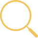Yellow Magnifying Glass Icon