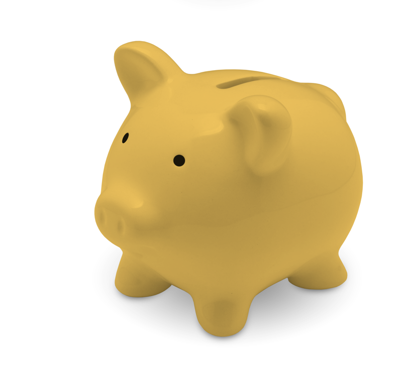 Yellow Piggy Bank