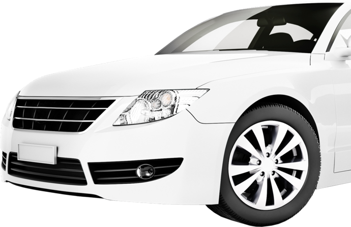 White Car with no Background