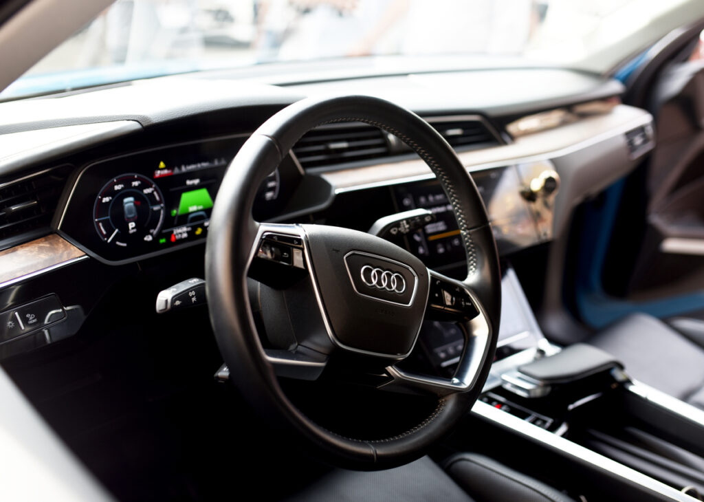 Audi dashboard showing electrical system in A3 recall