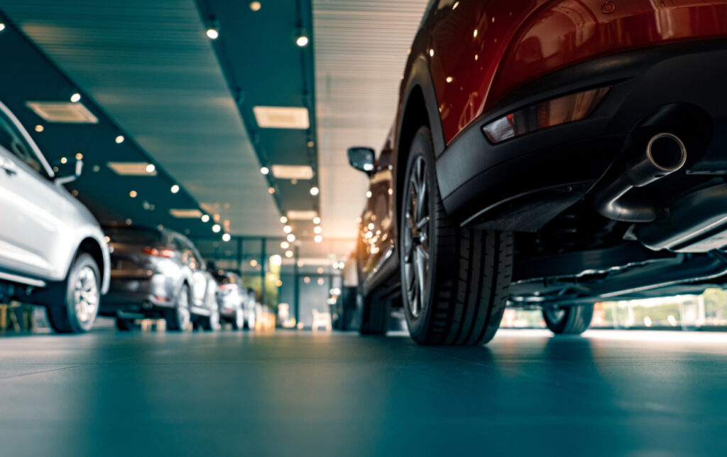 Showroom display of 2022 cars for reliability ranking